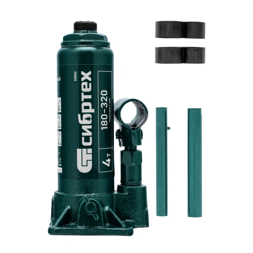 Домкрат гидравлический бутылочный, 4 т, 180-320 мм Сибртех по ценам производителя в Краснодаре с доставкой по всей России