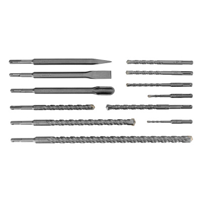 Набор буров по бетону, 5-6 х 110, 8-10-12 х 160, 14-16 х 210, 18 х 300, 20 х 450 мм, зубила, SDS Plus Matrix по ценам производителя в Краснодаре с доставкой по всей России