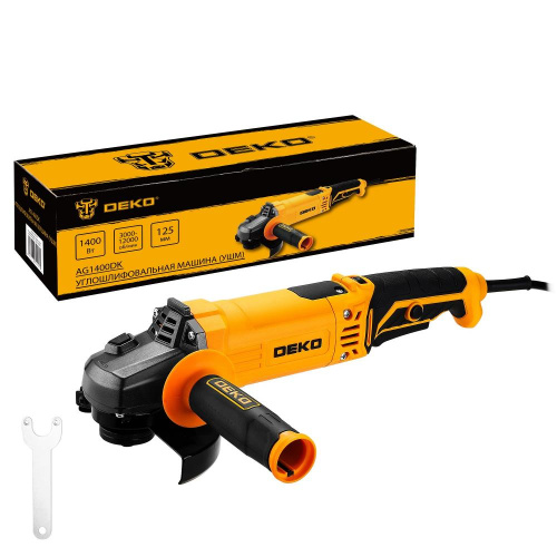 Углошлифовальная машина (УШМ) DEKO AG1400DK, 125мм, 1400 Вт по ценам производителя в Краснодаре с доставкой по всей России