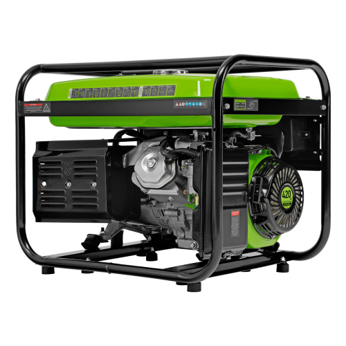 Генератор бензиновый БС-8000Э, 6,6 кВт, 230В, четырехтактный, 25 л, электростартер Сибртех по ценам производителя в Краснодаре с доставкой по всей России