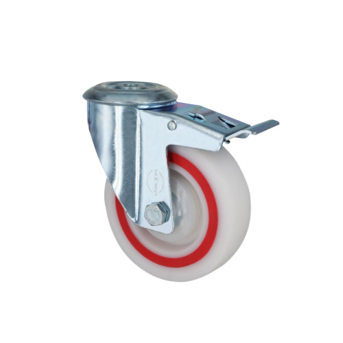 Колесо полипропиленовое под болт с тормозом EM04 MBTM 125 F по ценам производителя в Краснодаре с доставкой по всей России