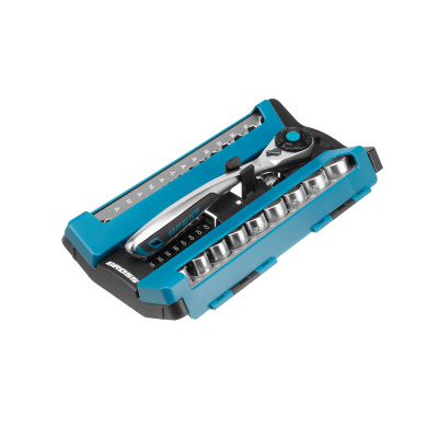 Набор торцевых головок, трещотка 120 зубьев, 1/2", 1/4", CrV, 41 предмет Gross по ценам производителя в Краснодаре с доставкой по всей России