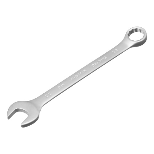 Набор ключей комбинированных, 6-22 мм, 12 шт, CrV, матовый хром Matrix по ценам производителя в Краснодаре с доставкой по всей России