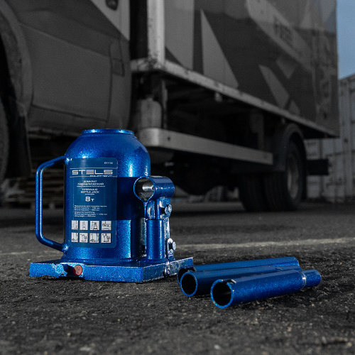 Домкрат гидравлический бутылочный телескопический, 8 т, H подъема 170-430 мм Stels по ценам производителя в Краснодаре с доставкой по всей России