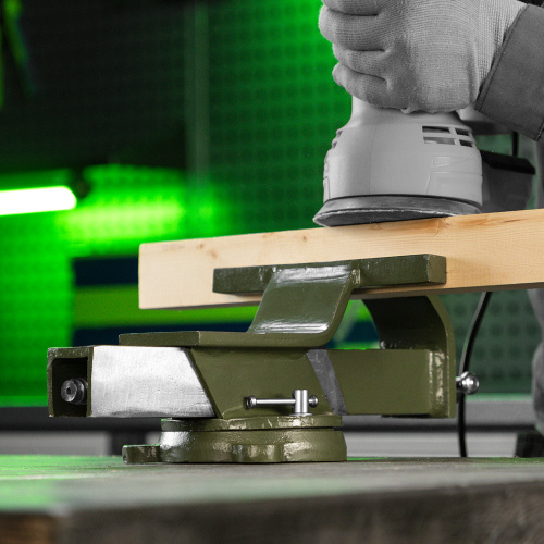 Тиски слесарные, 200 мм, стальные, поворотные Сибртех по ценам производителя в Краснодаре с доставкой по всей России