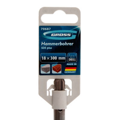 Бур по бетону Pro, 18 х 300 мм, SDS Plus Gross по ценам производителя в Краснодаре с доставкой по всей России