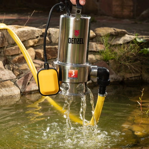 Дренажный насос DP1100X, 1100 Вт, подъем 11 м, 15500 л/ч Denzel по ценам производителя в Краснодаре с доставкой по всей России