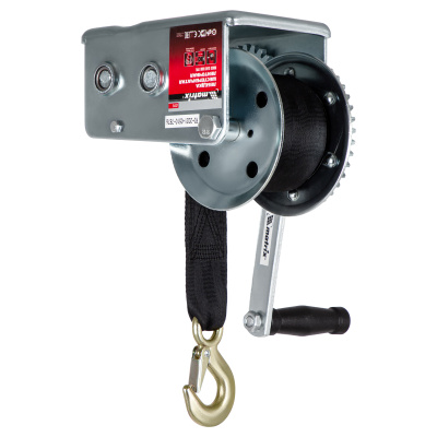 Лебедка шестеренчатая, тяга 0.8 т, ленточная Matrix по ценам производителя в Краснодаре с доставкой по всей России