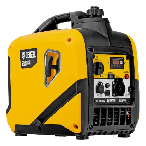 Генератор инверторный GS-2200iS, 2,2 кВт, 230 В, закрытый корпус, ручной старт DENZEL по ценам производителя в Краснодаре с доставкой по всей России