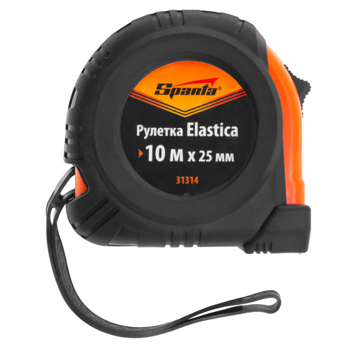 Рулетка Elastica,10 м х 25 мм,обрезиненный корпус Sparta по ценам производителя в Краснодаре с доставкой по всей России