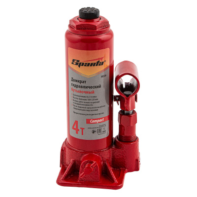 Домкрат гидравлический бутылочный, 4 т, h подъема 180–320 мм Sparta Compact купить в Москве с доставкой по всей России | ProtosMarket.ru