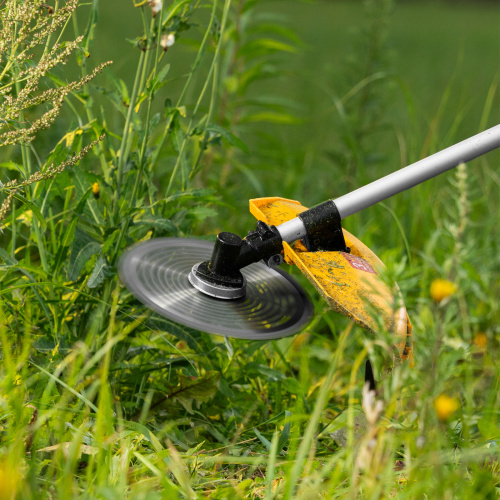 Триммер бензиновый DT-52E, 52 см3, неразъемная штанга, электростартер, состоит из 2 частей Denzel по ценам производителя в Краснодаре с доставкой по всей России