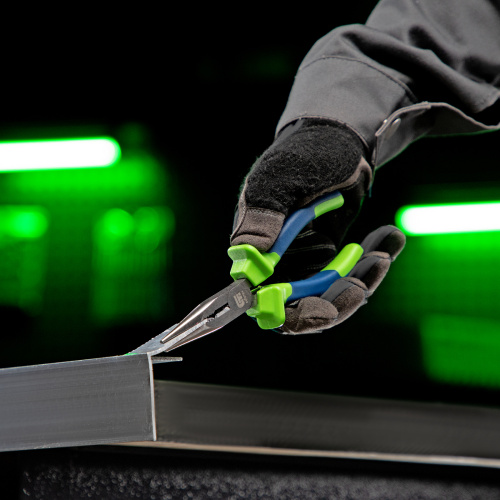 Длинногубцы прямые, 160 мм, двухкомпонентные рукоятки Сибртех по ценам производителя в Краснодаре с доставкой по всей России