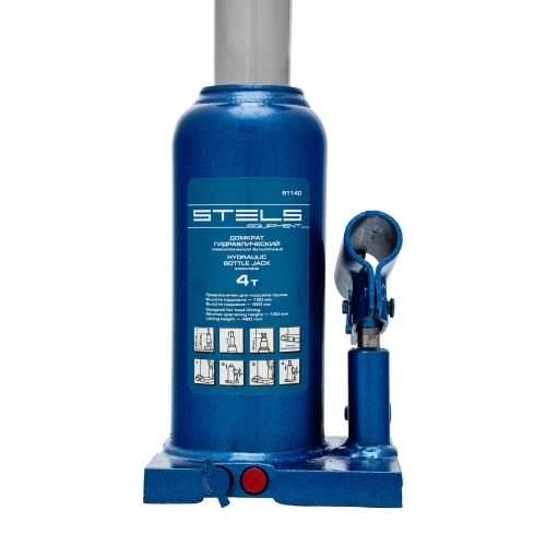 Домкрат гидравлический бутылочный телескопический, 4 т, h подъема 190-480 мм Stels по ценам производителя в Краснодаре с доставкой по всей России