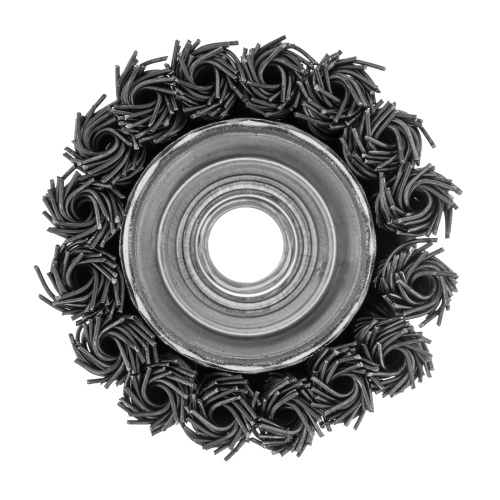 Щетка для УШМ, 65 мм, М14, "чашка", крученая проволока 0.8 мм Matrix по ценам производителя в Краснодаре с доставкой по всей России