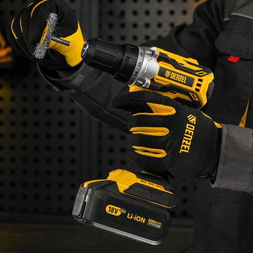 Щетка для дрели, 60 мм, Плоская, со шпилькой, нержавеющая витая проволока Denzel по ценам производителя в Краснодаре с доставкой по всей России