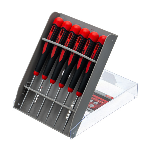 Набор отверток для точных работ Fusion, двухкомпонентная рукоятка, 6 шт, в пластиковом пенале Matrix по ценам производителя в Краснодаре с доставкой по всей России