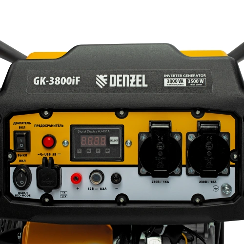 Генератор инверторный GK-3800iF, 3,8 кВт, 230 В, ручной старт DENZEL по ценам производителя в Краснодаре с доставкой по всей России