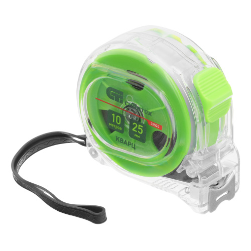 Рулетка Кварц,прозрачный корпус,амортизатор,10 м х 25 мм Сибртех по ценам производителя в Краснодаре с доставкой по всей России