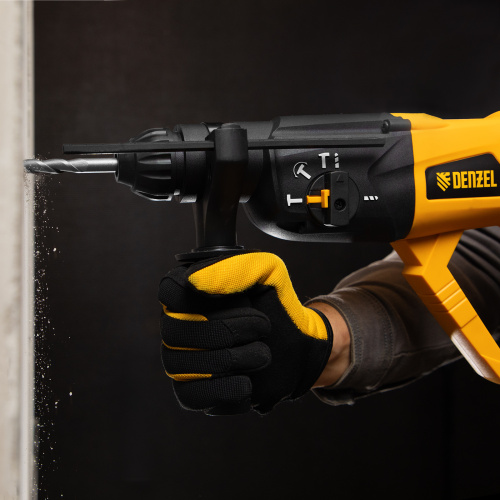 Перфоратор электрический RH-1050-26, SDS-plus, 1050 Вт, 3.2 Дж, 3 плюс 1 режим Denzel по ценам производителя в Краснодаре с доставкой по всей России