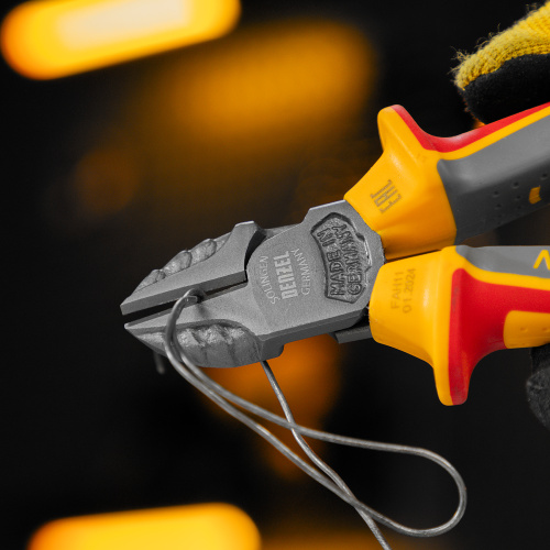 Бокорезы, диэлектрические рукоятки, до 1000 В, трехкомпонентные рукоятки, 180 мм Denzel по ценам производителя в Краснодаре с доставкой по всей России