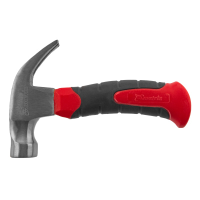 Молоток-гвоздодер мини, боек с магнитом, фибергласовая двухкомпонентная рукоятка, 250 г Matrix по ценам производителя в Краснодаре с доставкой по всей России