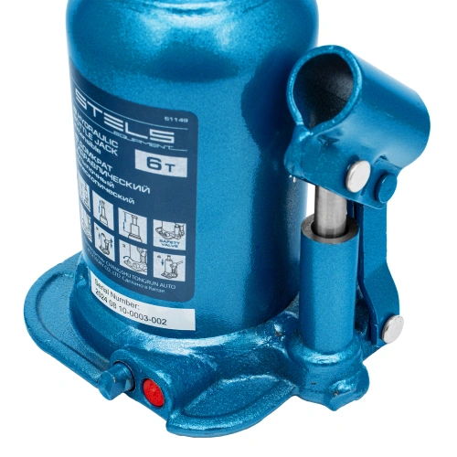 Домкрат гидравлический бутылочный телескопический, 6 т, подъем 180-410 мм Stels по ценам производителя в Краснодаре с доставкой по всей России