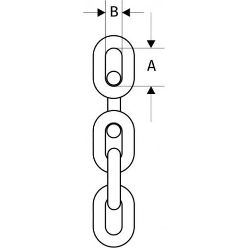 Цепь G80, круглозвенная, 10 Х 30, Класс Т8, высокопрочная, NK по ценам производителя в Краснодаре с доставкой по всей России