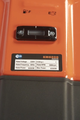 Генератор бензиновый 6,0 кВт 220В 27 л с электростартером и колесами TOR KM8000H по ценам производителя в Краснодаре с доставкой по всей России