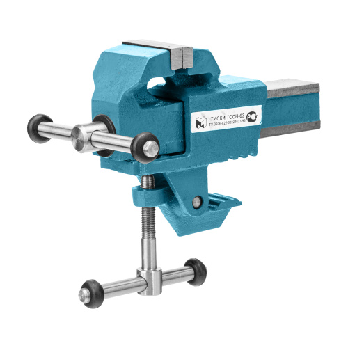 Тиски слесарные, 63 мм, крепление для стола, винтовой зажим (Глазов) по ценам производителя в Краснодаре с доставкой по всей России