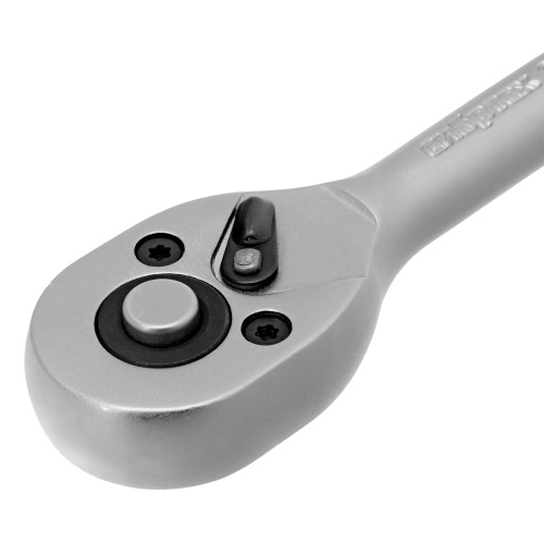 Ключ-трещотка 1/4", 45 зубьев, с быстрым сбросом, матовый хром Сибртех по ценам производителя в Краснодаре с доставкой по всей России