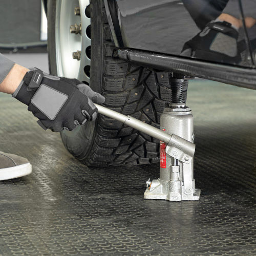 Домкрат гидравлический бутылочный, 5 т, h подъема 197-382 мм, в пластиковом кейсе Matrix по ценам производителя в Краснодаре с доставкой по всей России