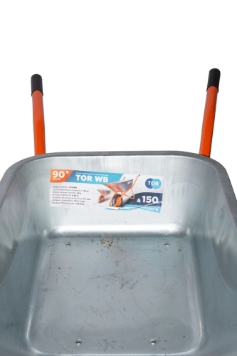 Тачка строительная 90 л 150 кг TOR WB одноколесная купить в Москве с доставкой по всей России | ProtosMarket.ru