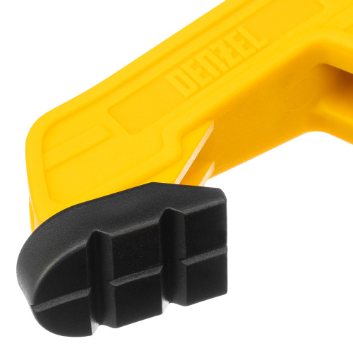 Струбцина клещеобразная, усиленная 65 х 50 мм, двухкомпонентные рукоятки Denzel по ценам производителя в Краснодаре с доставкой по всей России