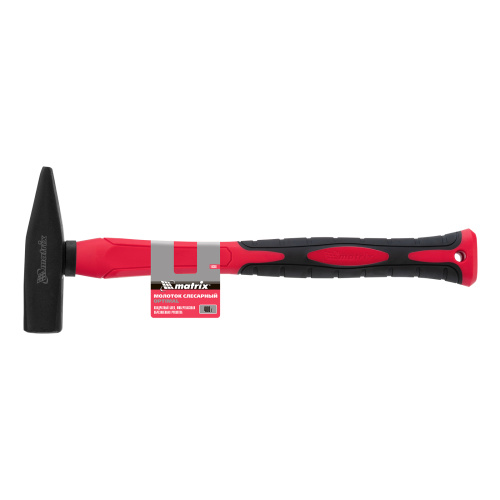 Молоток слесарный optimal, 400 г, фибергласовая обрезиненная рукоятка, квадратный боек Matrix по ценам производителя в Краснодаре с доставкой по всей России