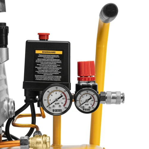 Компрессор воздушный, прямой привод DC1500/50, 1.5 кВт, 50 литров, 220 л/мин Denzel по ценам производителя в Краснодаре с доставкой по всей России