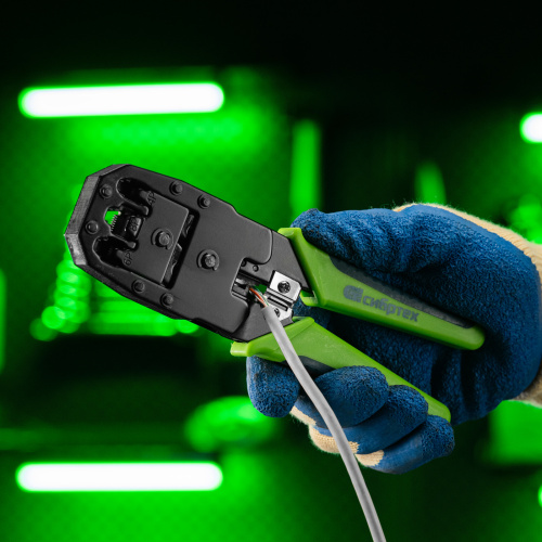 Клещи для обжима телефонных и компьютерных клемм 4P, 6P, 8P, функция обрезания проводов Сибртех по ценам производителя в Краснодаре с доставкой по всей России