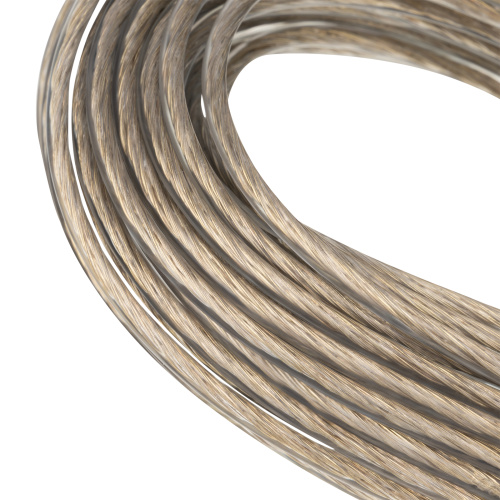 Трос металлополимерный прозрачный ПР-4.0, толщина 4.0 мм, моток 20 метров Сибртех по ценам производителя в Краснодаре с доставкой по всей России