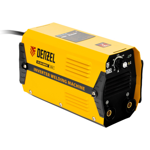 Аппарат инверторный дуговой сварки DS-200 Compact, 200 А, ПВ 70%, диаметр электрода 1.6-5 мм Denzel по ценам производителя в Краснодаре с доставкой по всей России