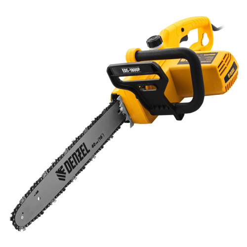 Пила цепная электрическая EDS-1800P, 1.8 кВт,поперечная, шина 40 см, шаг 3/8, паз 1.3 мм, 57 звеньев Denzel по ценам производителя в Краснодаре с доставкой по всей России