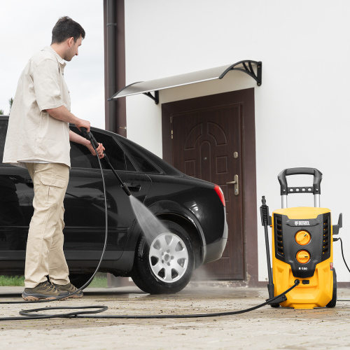 Моечная машина высокого давления R-180, 2200 Вт, 180 бар, 380 л/ч, колесная Denzel по ценам производителя в Краснодаре с доставкой по всей России