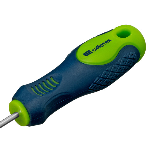 Отвертка, SL3 х 100 мм, CrV, двухкомпонентная рукоятка Сибртех по ценам производителя в Краснодаре с доставкой по всей России