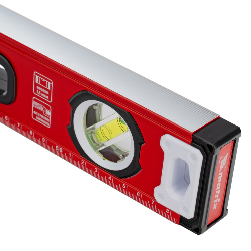 Уровень алюминиевый, фрезерованный, 3 глазка, рукоятки, 600 мм Matrix по ценам производителя в Краснодаре с доставкой по всей России