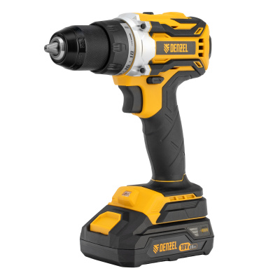 Дрель-шуруповерт аккумуляторная, бесщет. BLDL-18-02 Li-Ion, 18 В Denzel по ценам производителя в Краснодаре с доставкой по всей России