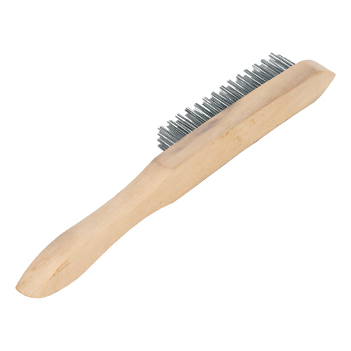 Щетка четырехрядная металлическая с деревянной ручкой Sparta по ценам производителя в Краснодаре с доставкой по всей России