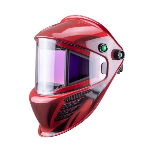 Маска сварщика КОРУНД МЕГА красная (ф-р MEGA LED) в коробке по ценам производителя в Краснодаре с доставкой по всей России