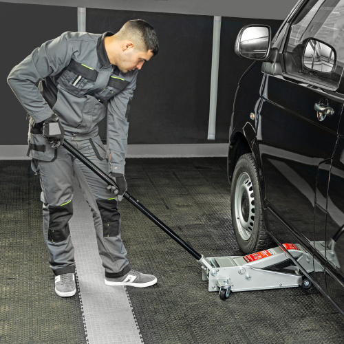 Домкрат гидравлический подкатной профессиональный, быстрый подъем, 3 т, 130-465 мм. Quick Matrix по ценам производителя в Краснодаре с доставкой по всей России