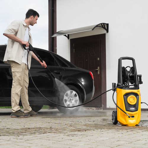 Моечная машина высокого давления R-170D, 2000 Вт, 170 бар, 360 л/ч, с барабаном Denzel по ценам производителя в Краснодаре с доставкой по всей России