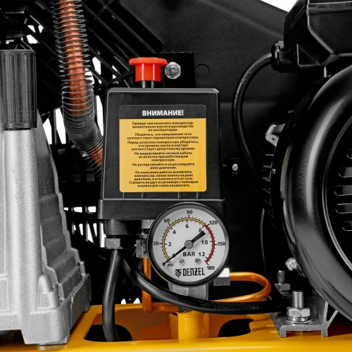 Компрессор воздушный рем. привод BCI 2100/50, 2,1 кВт, 50 литров, 400 л/мин Denzel по ценам производителя в Краснодаре с доставкой по всей России