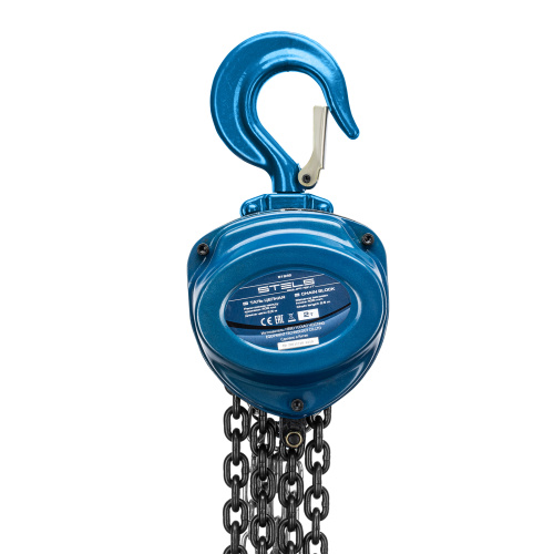 Таль цепная, 2 т, h подъема 2.5 м, расстояние между крюками 400 мм Stels по ценам производителя в Краснодаре с доставкой по всей России
